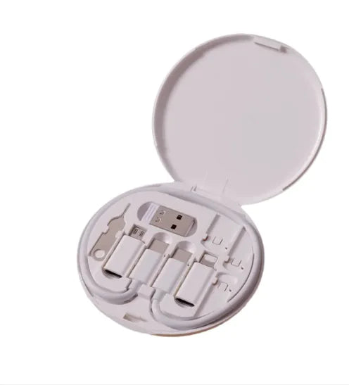 5-in-1 Portable Data Cable & Case | 60W Fast Charging