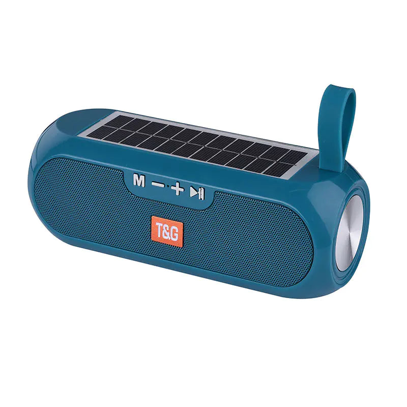 Solar-Powered TWS Bluetooth Speaker Gift - Portable Charger