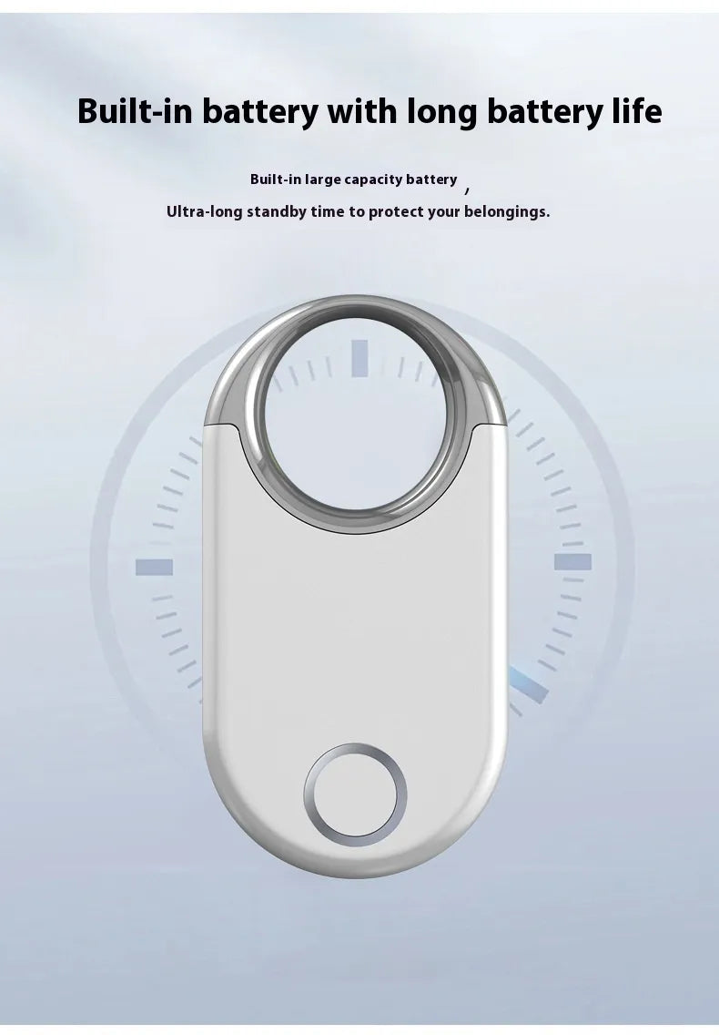 Smart GPS Tracker - Anti-Loss Alarm & Long-Range Tracking for Pets/Kids/Luggage - USB Rechargeable 210mAh Battery