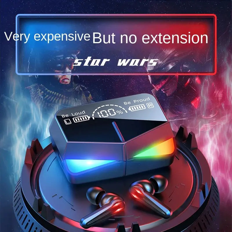 M28 Bluetooth 5.3 Wireless Sport Earphones - 10m Range, IPX3 Waterproof, HD Calls, Stylish Design