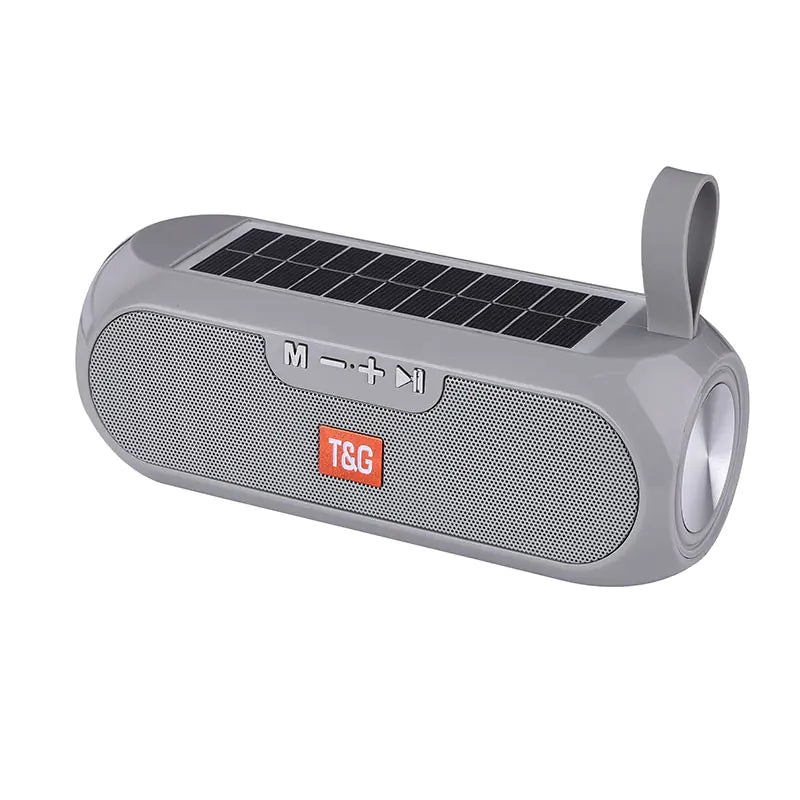 Solar-Powered TWS Bluetooth Speaker Gift - Portable Charger