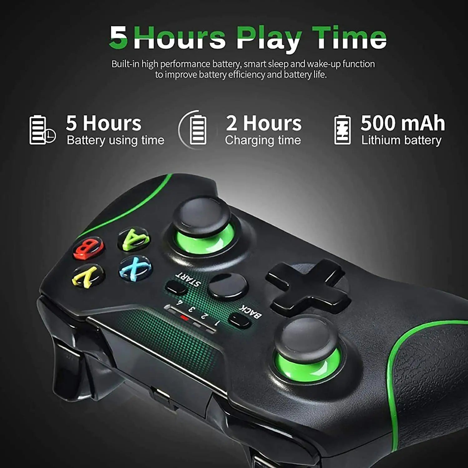 2.4G Wireless Controller for Xbox One/S/X/E & Windows 7/8/10 PC