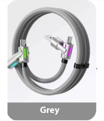 240W 4-in-1 Colorful Indicator Light Fast Charging Cable