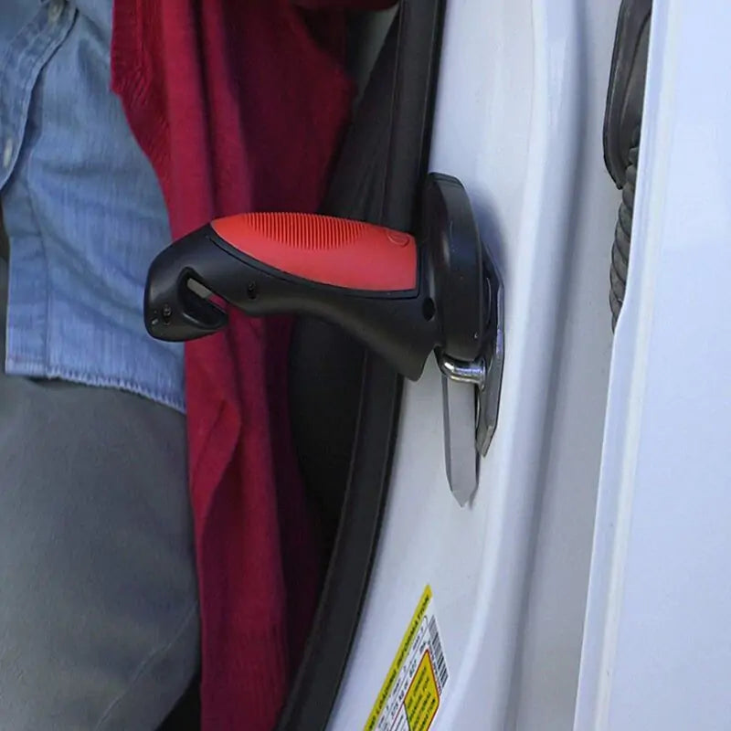Multifunctional car door handle auxiliary rod anti-slip elderly car standing support safety hammer action aid car window breaker car supplies