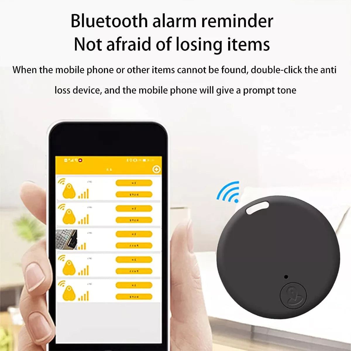 Bluetooth 5.3 Mini GPS Tracker - Real-Time Location Tracking for Kids, Pets, Keys & Lost Items”