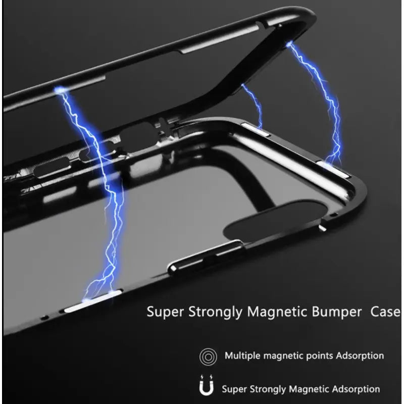 Magnetic Tempered Glass Screen Protector - Dual-Layer Reinforced, Scratch-Resistant, Shatterproof