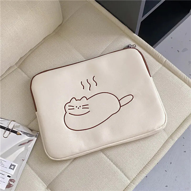 3D Embroidered Animal Design Tablet Case - Premium Durable Breathable Case for All 10.2" Tablets