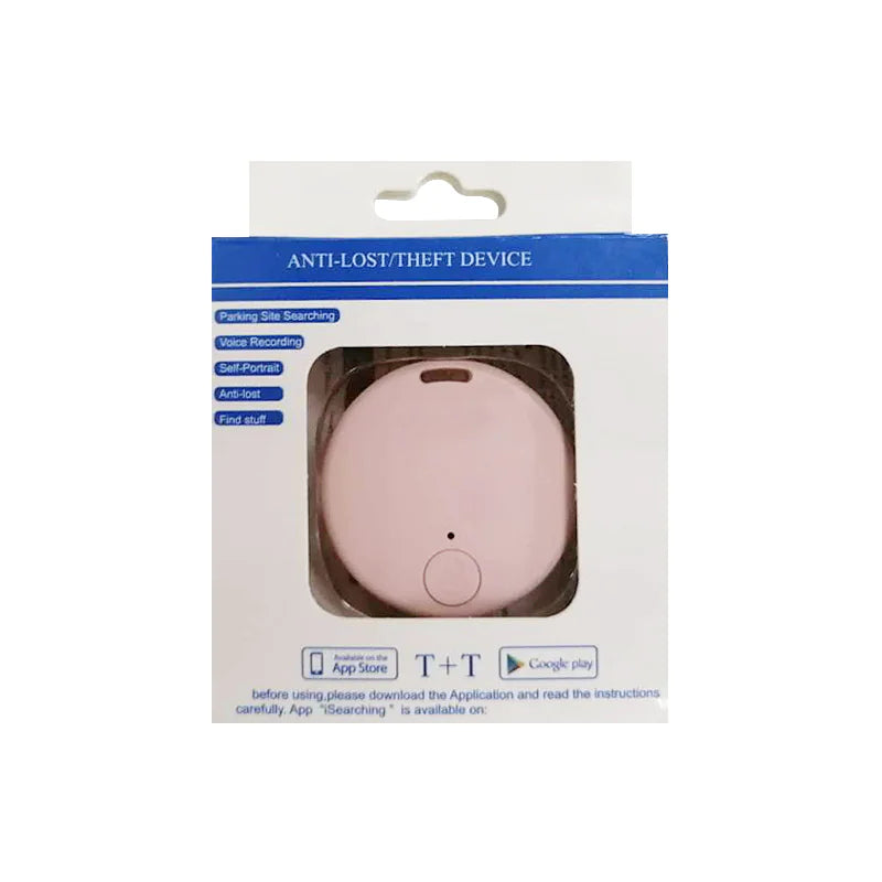 Waterproof Mini Bluetooth Circular Tracker for Pets Keys