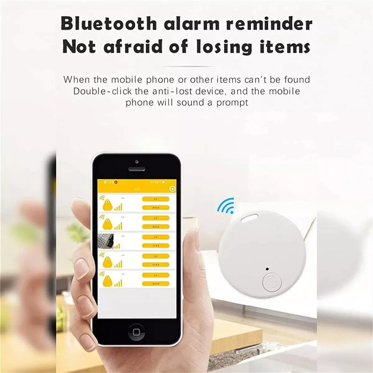 Bluetooth 5.3 Mini GPS Tracker - Real-Time Location Tracking for Kids, Pets, Keys & Lost Items”