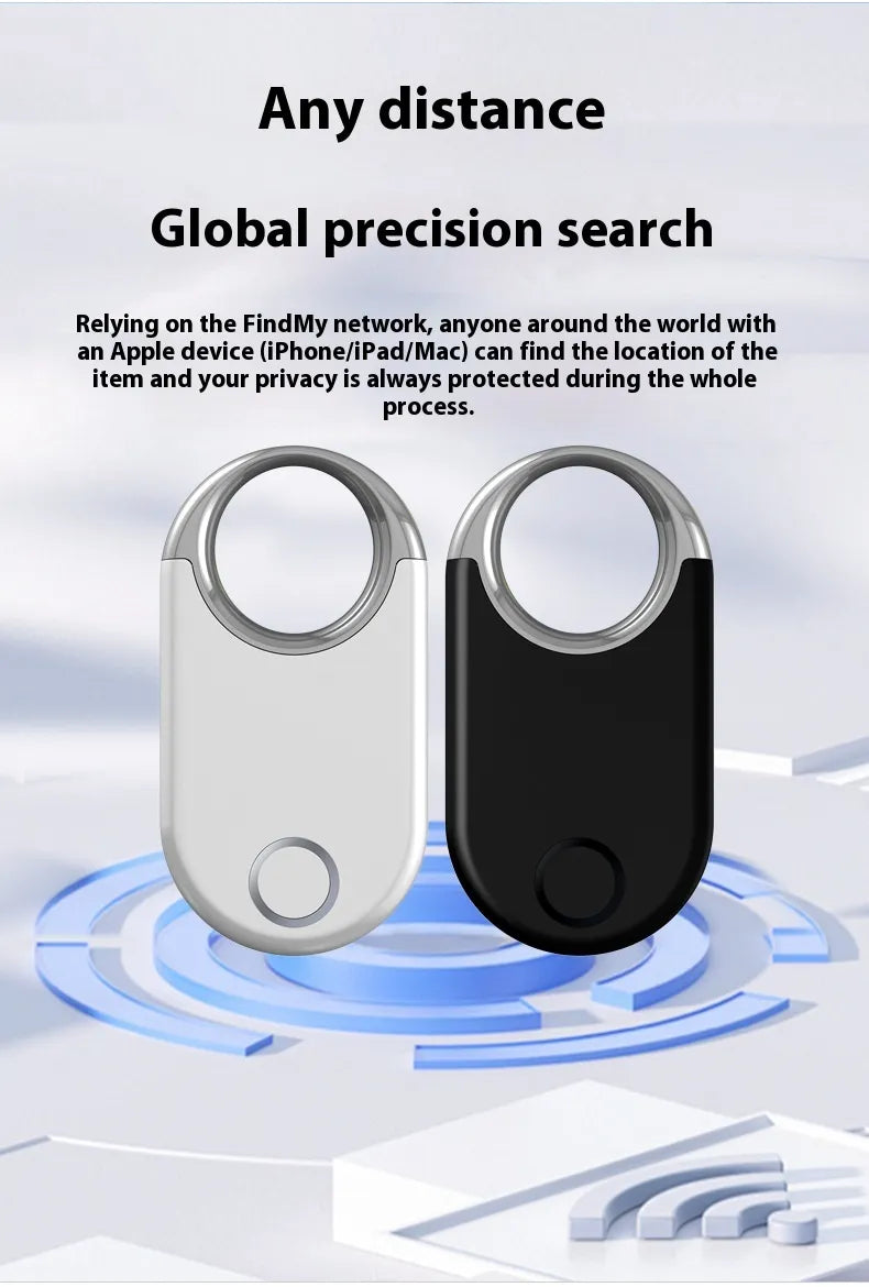 Smart GPS Tracker - Anti-Loss Alarm & Long-Range Tracking for Pets/Kids/Luggage - USB Rechargeable 210mAh Battery