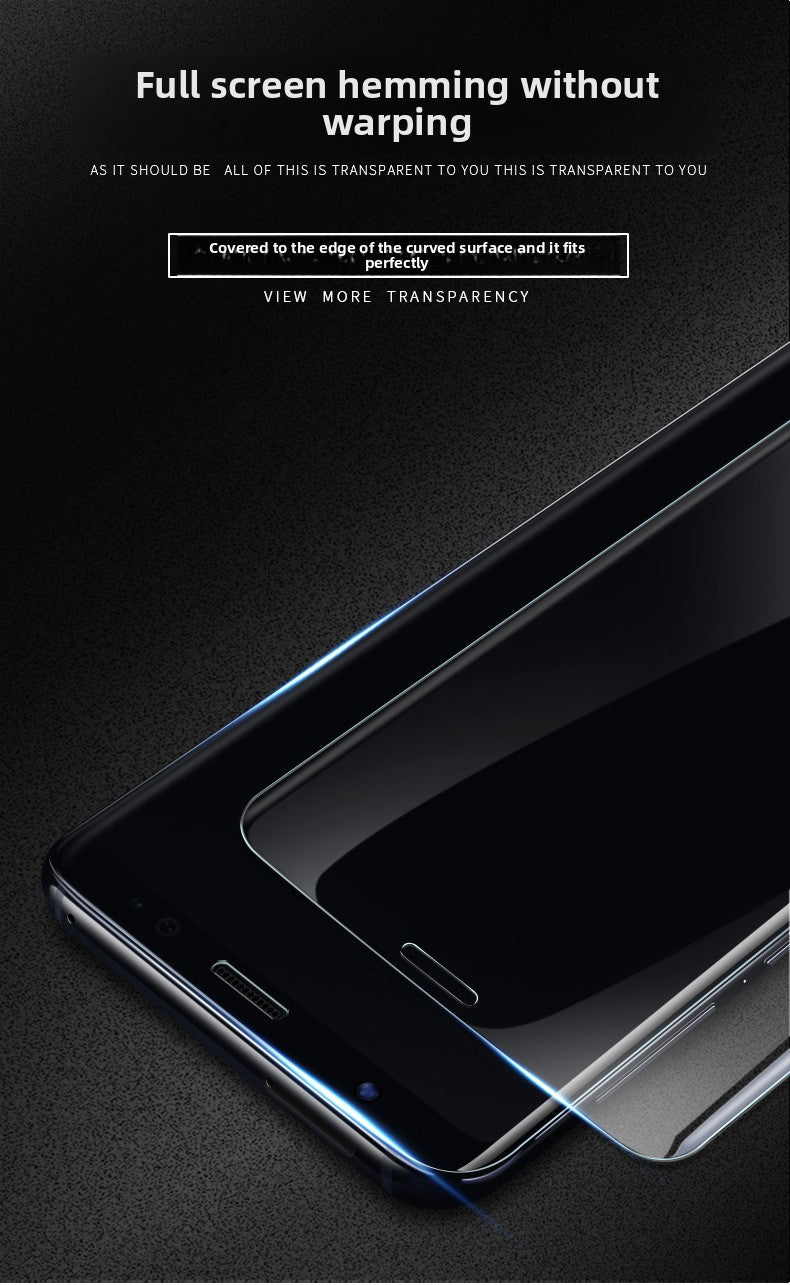Applicable to Xiaomi Mi 13 Ultra (curved mask) Samsung S24Ultra curved mask S23U Huawei mate60 pro fingerprint unlock 3D full glue tempered film