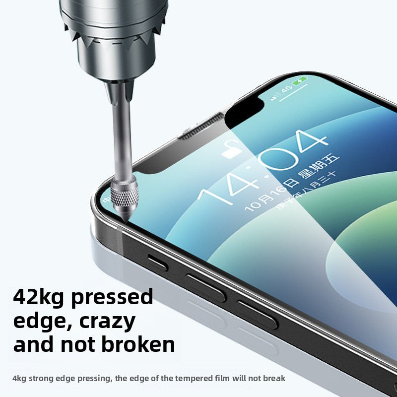 Applicable to Apple iphone16promax tempered film iphone15pro full screen no black edge film dust film iphone14 mobile phone film