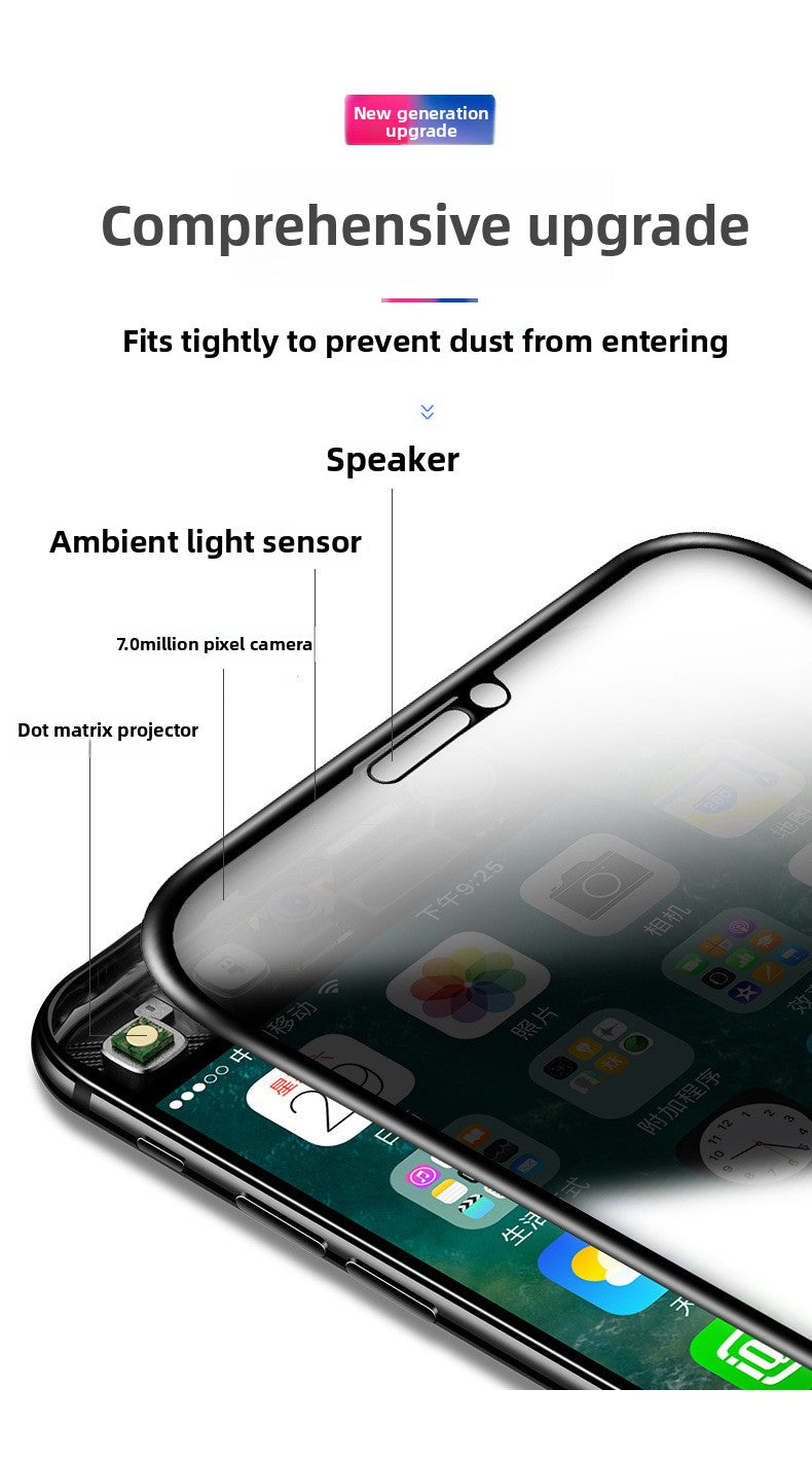 Applicable to iPhone16promax airbag film Apple iPhone15Pro airbag iPhone13 anti-privacy film iPhone14Pro anti-drop and unbroken edge