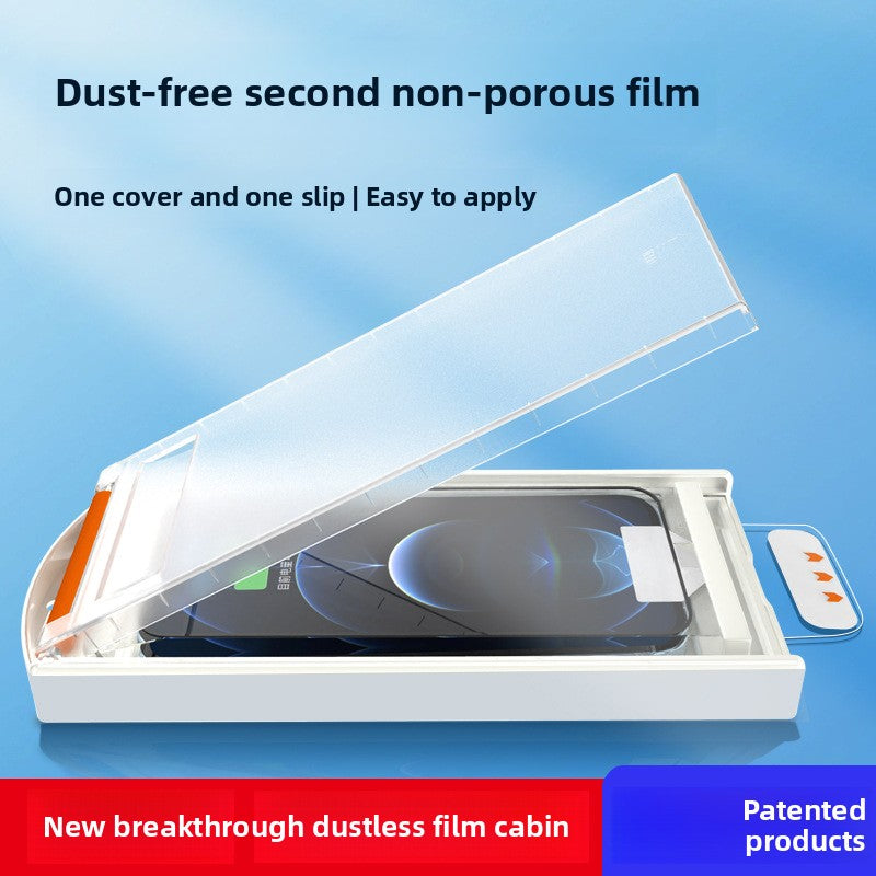 Applicable to Apple 16 mobile phone film, dustproof and anti-peep 11/14/13 automatic film iPhone15 dust-free tempered film, anti-scratch, bubble-free, super durable