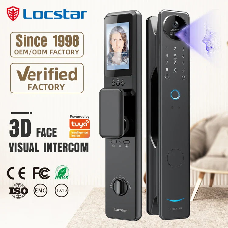Face recognition smart door lock