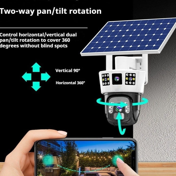 Solar Binocular Three-screen Surveillance Camera