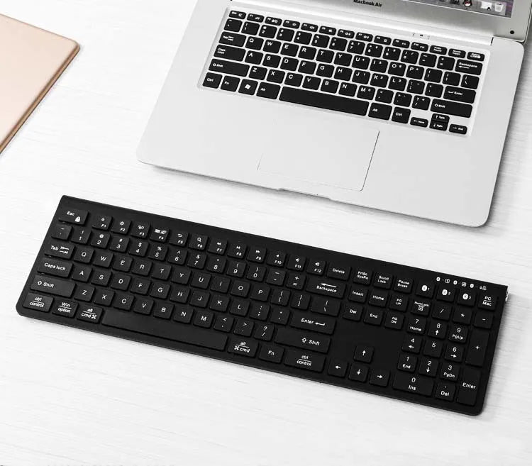 108 Key Qwerty Wireless Office Keyboard All - in - one Dual System Rechargeable BT5.0 Keyboard for MacBook iMac - Shengyao Chuangqi (HK) International Limited