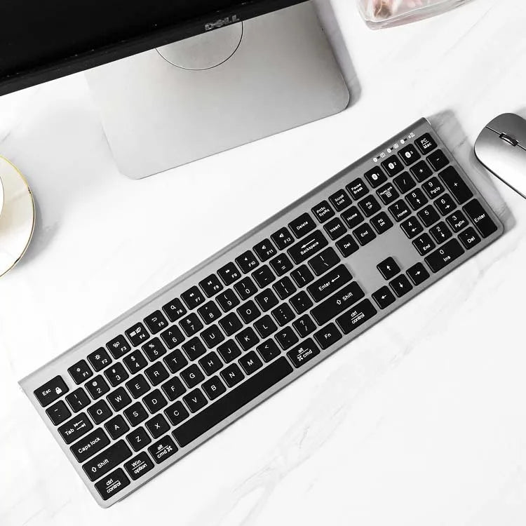 108 Key Qwerty Wireless Office Keyboard All - in - one Dual System Rechargeable BT5.0 Keyboard for MacBook iMac - Shengyao Chuangqi (HK) International Limited