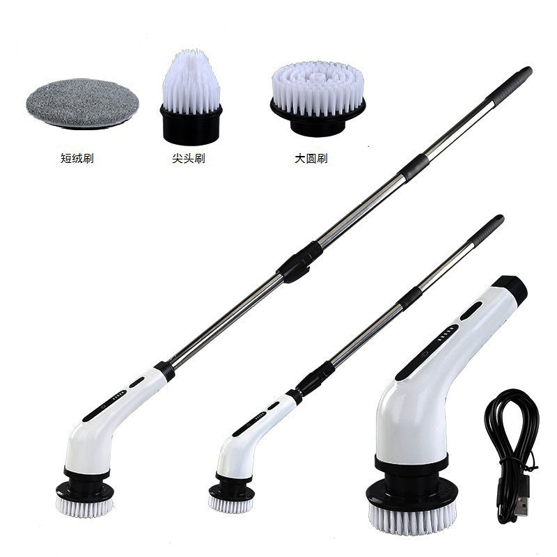 Multifunctional Cordless Electric Cleaning Brush Bathroom Window Kitchen Car Multifunctional Household Rotary Cleaning Machine