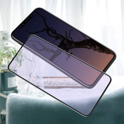 Amazon hot sale, film artifact suitable for iPhone11 Pro max high-end silk screen eye protection purple and blue light film