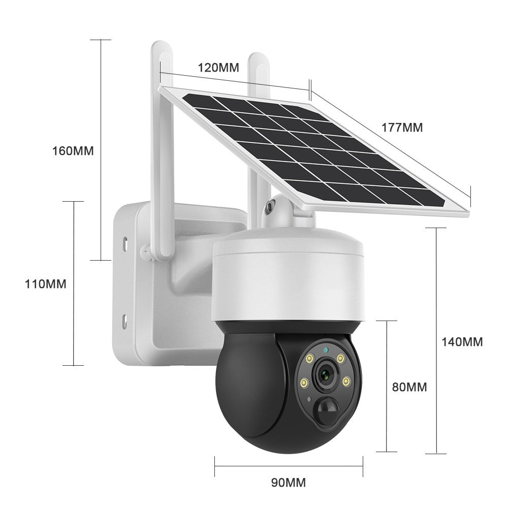 4G Solar Monitoring Camera Wireless Wifi Outdoor Remote HD Night Vision