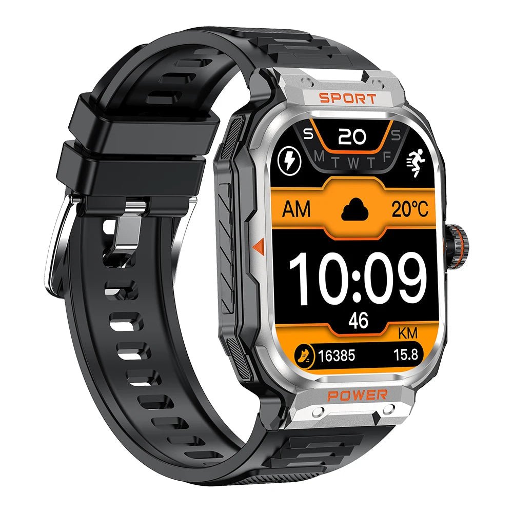 2 - in - 1 Sports Best Smart Watch Men New Answer Call Feature Earbuds Fitness Tracker Heart Rate Sleep Monitor Music Feature SOS - Shengyao Chuangqi (HK) International Limited