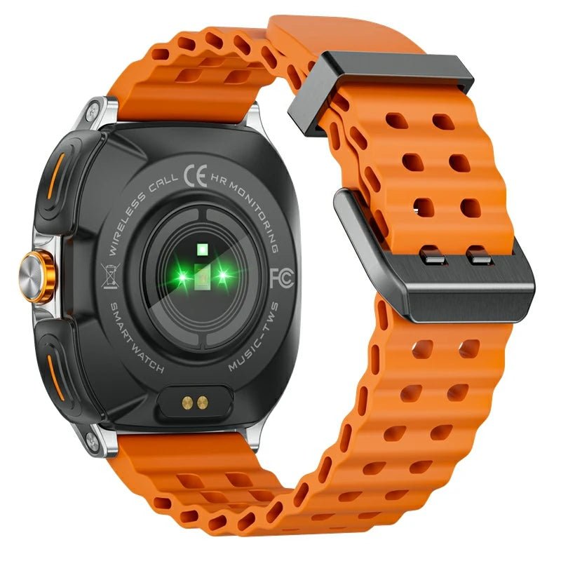 2025 New 2 - in - 1 Smart Watch for Men Round Shape with Hidden TWS Earbuds Heart Rate Monitor for Outdoor Sports - Shengyao Chuangqi (HK) International Limited