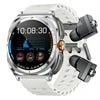 2025 New 2 - in - 1 Smart Watch for Men Round Shape with Hidden TWS Earbuds Heart Rate Monitor for Outdoor Sports - Shengyao Chuangqi (HK) International Limited