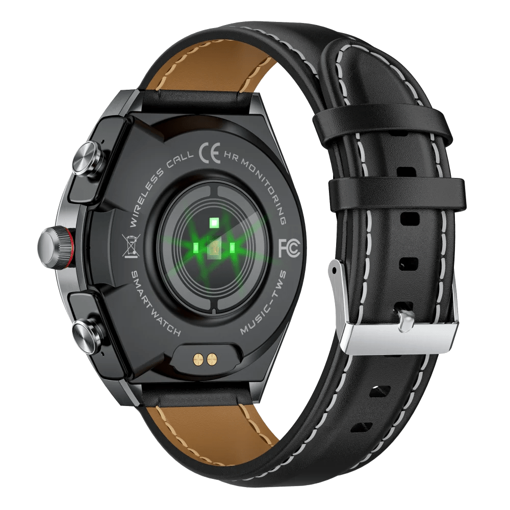 2025 New Best Smart Watch Leather Band with Earbuds 2 in 1 Headphones and Smartwatch Fitness Tracker with Heart Rate Monitor - Shengyao Chuangqi (HK) International Limited