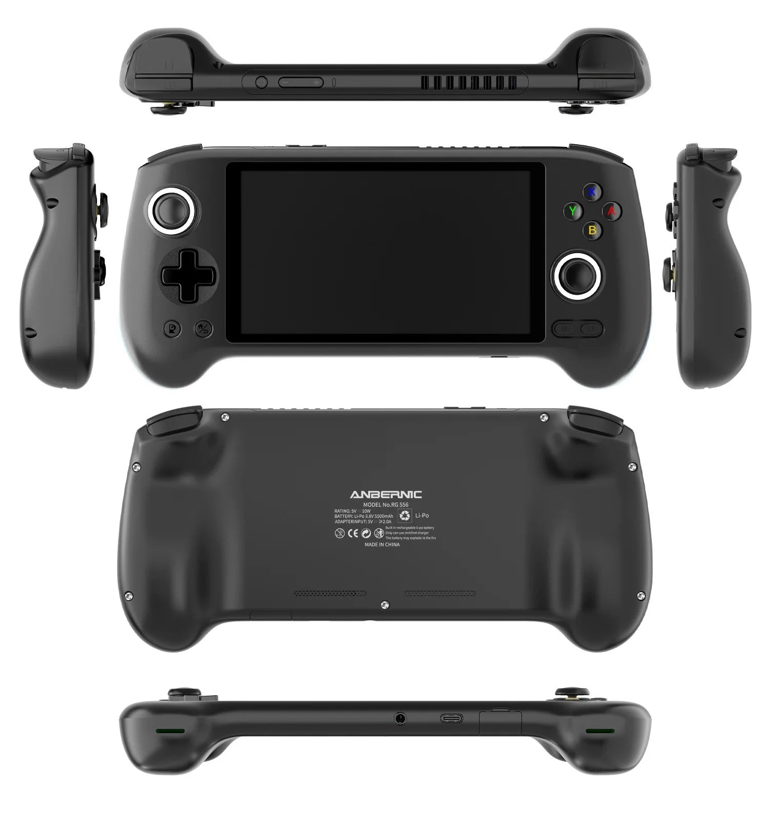 2025 New RG556 Handheld Game Console 5.48 Inch Screen WIFI 128GB 5830 Games Retro Video Gaming Console Android 13 - Shengyao Chuangqi (HK) International Limited