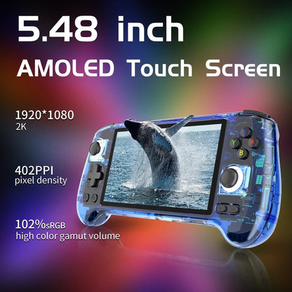 2025 New RG556 Handheld Game Console 5.48 Inch Screen WIFI 128GB 5830 Games Retro Video Gaming Console Android 13 - Shengyao Chuangqi (HK) International Limited
