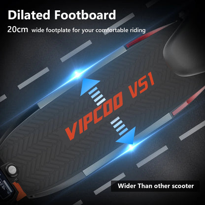 2025 Newest Popular 700W Single Motor VIPCOO VS1 High Speed Two - Wheel Foldable Adult Electric Scooter - Shengyao Chuangqi (HK) International Limited