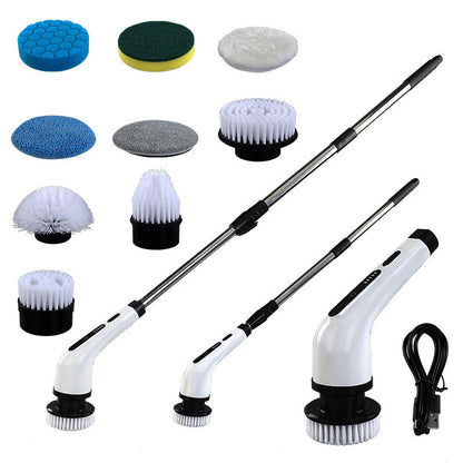 Multifunctional Cordless Electric Cleaning Brush Bathroom Window Kitchen Car Multifunctional Household Rotary Cleaning Machine