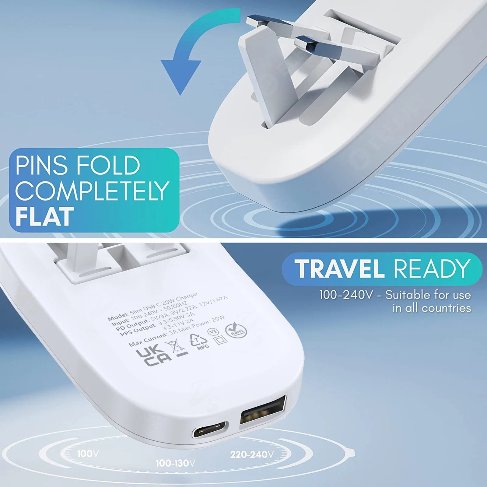 30W UK Plug Wall - mounted Usb C Charger with Pd3.0 Fast Charging and Gan for iPhone Supports Custom Popular Thin and Light Models - Shengyao Chuangqi (HK) International Limited