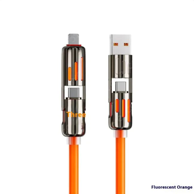 4 - in - 1 Fast Charge Data Cable – 240W - Shengyao Chuangqi (HK) International Limited