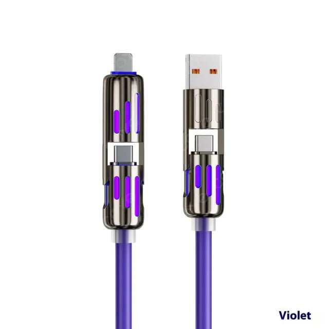 4 - in - 1 Fast Charge Data Cable – 240W - Shengyao Chuangqi (HK) International Limited