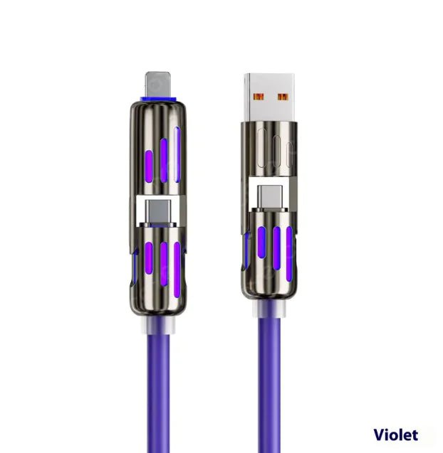 4 - in - 1 Fast Charge Data Cable – 240W - Shengyao Chuangqi (HK) International Limited