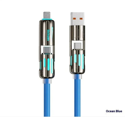 4 - in - 1 Fast Charge Data Cable – 240W - Shengyao Chuangqi (HK) International Limited