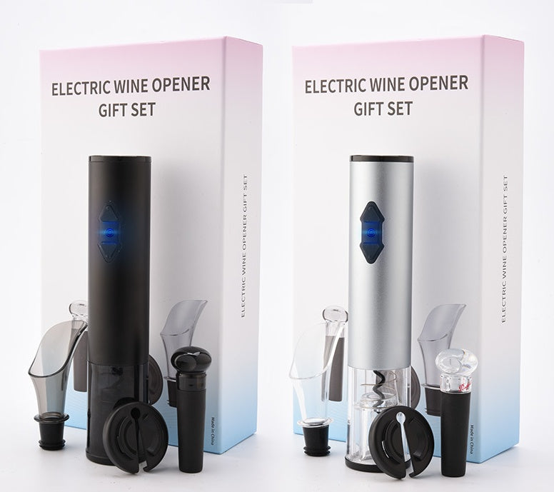 Electric bottle opener for wine, red wine and beer