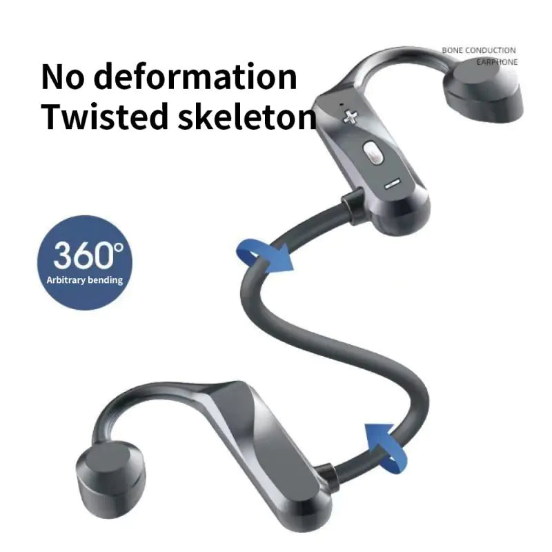 KS69 Bone Conduction BT5.2 Earphones IPX5 Waterproof HD Sound