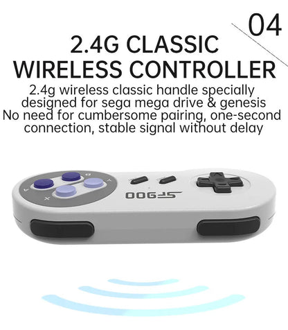4K HD SF900 2.4 Wireless Controller Game Stick 16 Bit TV Video Game Console - Shengyao Chuangqi (HK) International Limited
