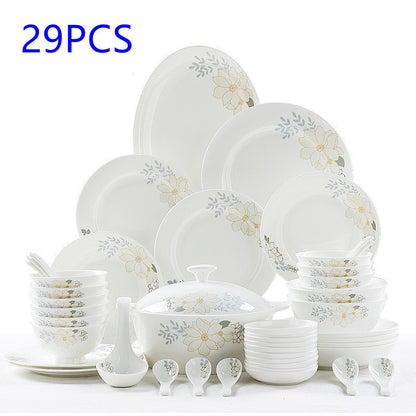 Bone China Tableware Set Bowl And Plate European Style Bowl And Dish Set