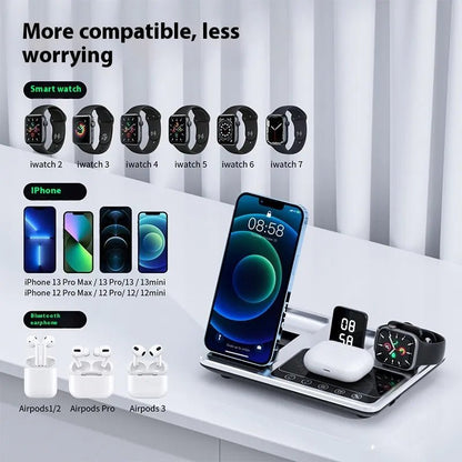6 in 1 Wireless Magnetic Charger - Shengyao Chuangqi (HK) International Limited