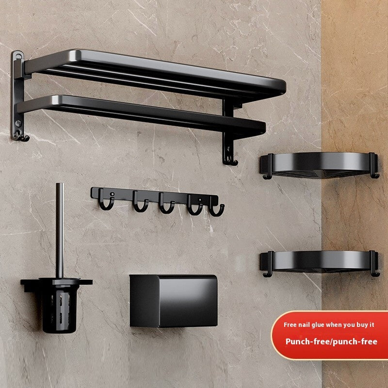 Towel Rack Black Bathroom Rack Bathroom Pendant