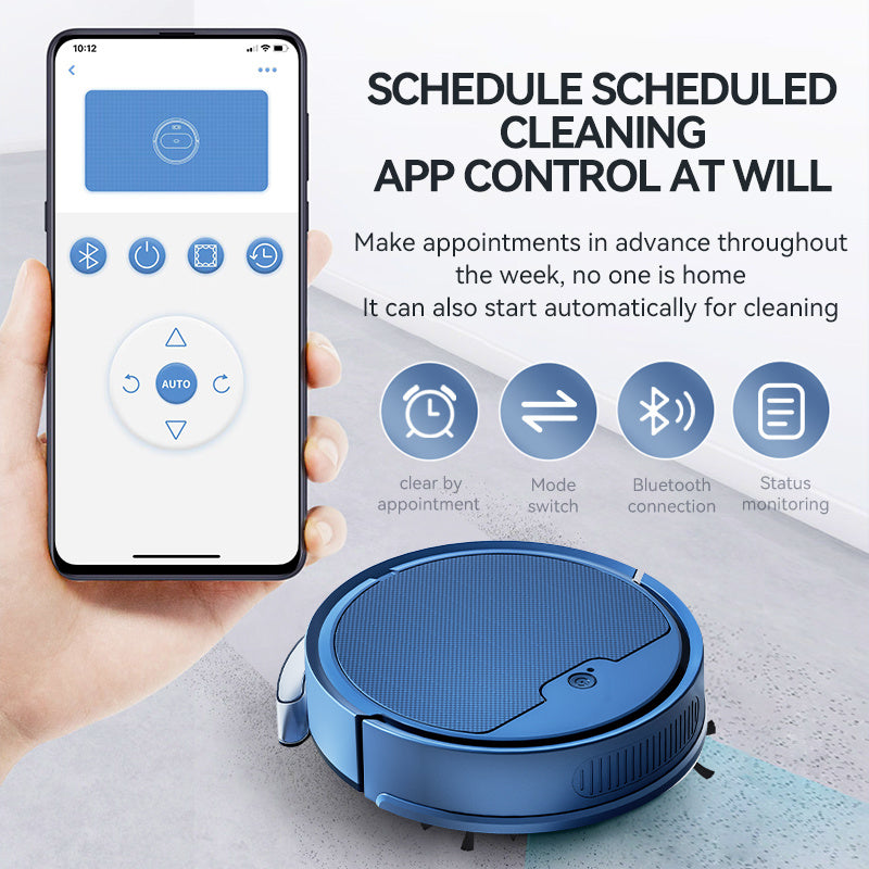 Intelligent Sweeping Robot Large Water Tank Mobile App Remote Control Planning And Cleaning Line Low Noise 2000 Pa Large Suction