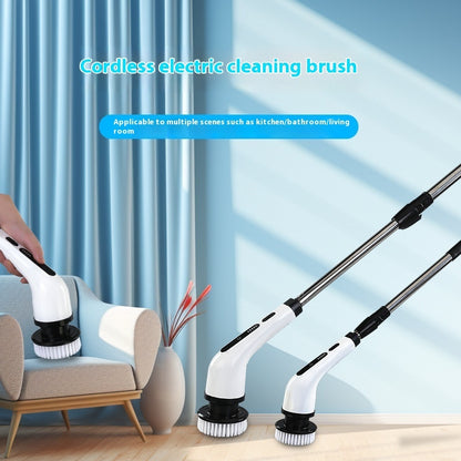 Multifunctional Cordless Electric Cleaning Brush Bathroom Window Kitchen Car Multifunctional Household Rotary Cleaning Machine