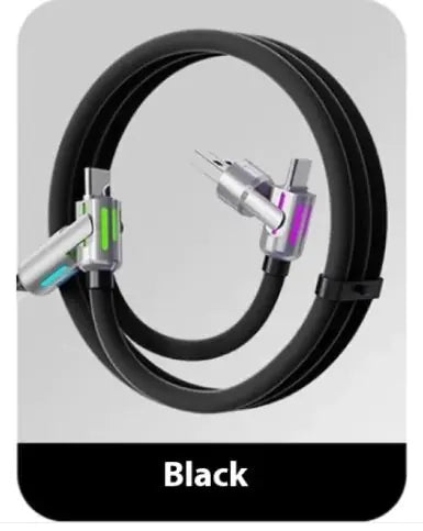 240W 4-in-1 Colorful Indicator Light Fast Charging Cable