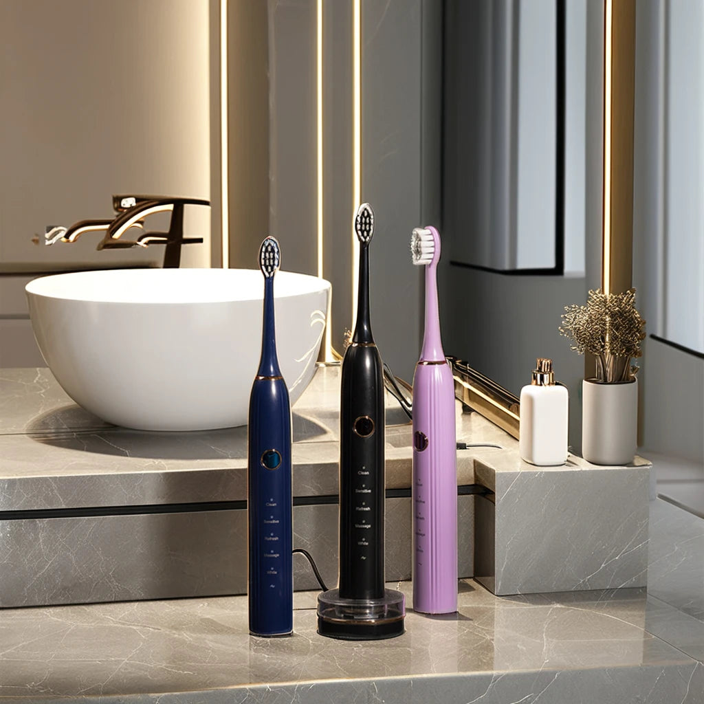 High Quality Low Noise Premium Smart Home Use Sonic Electric Toothbrush