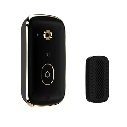 X10 Intelligent WIFI Doorbell Night Vision 480P Camera Multifunctional APP Supported French Language Battery Household Outdoor