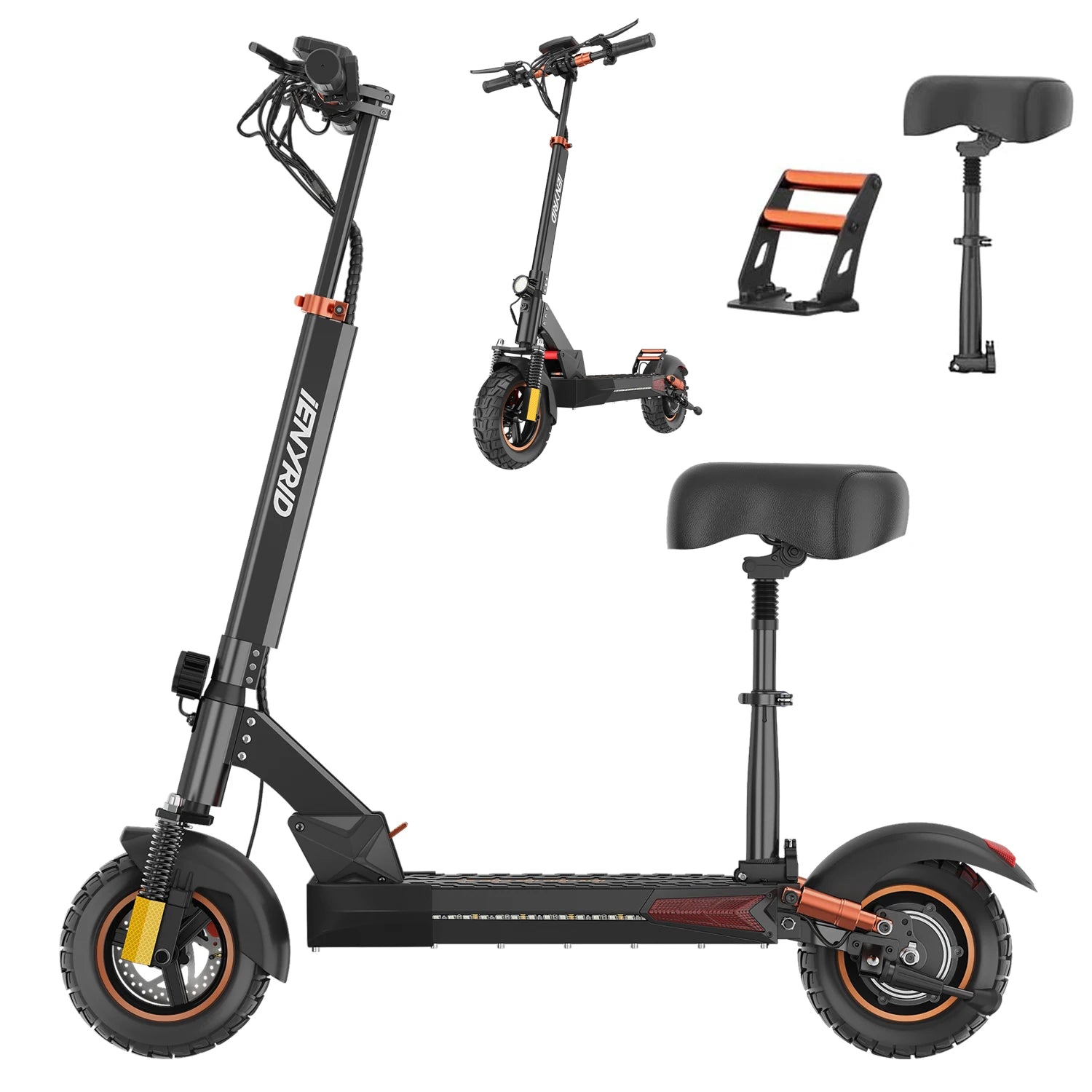 UK USA EU Warehouse 48v 800w IENYRID M4 Pro S+ Two Wheel Electric Kick Scooters 45km/h Max Speed Electric Scooter with Seat